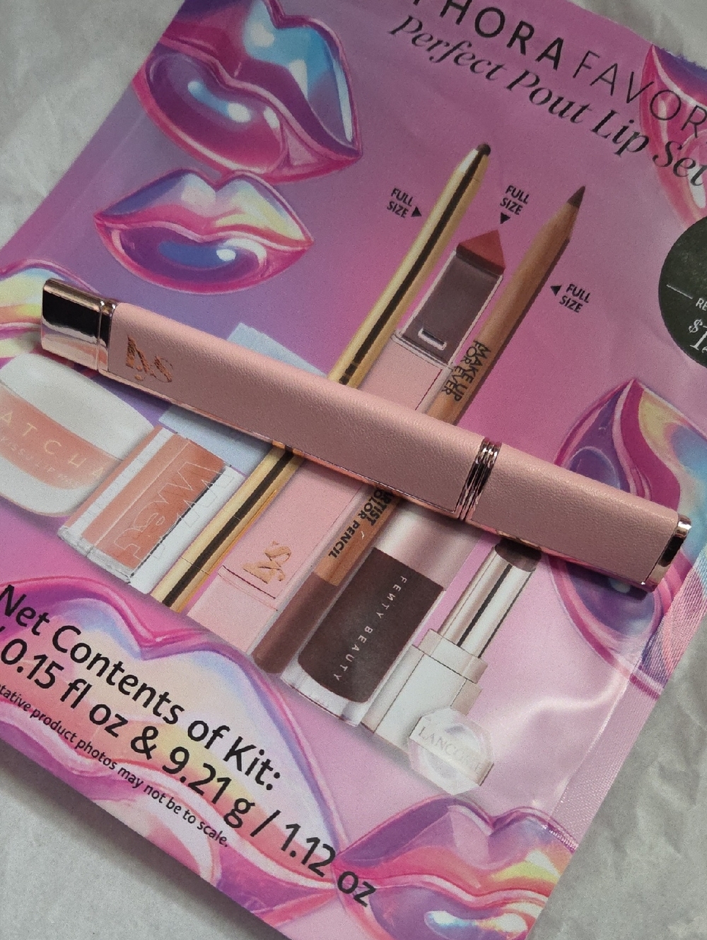 LYS Speak Love Lip Plumping Glossy Lip Balm in Truthful Nude